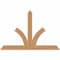 Ekena Millwork Richland Timber Gable Bracket, Western Red Cedar, 48"W x 32"H x 3 1/2"D x 3 1/2"F, 16/12 Pitch GBW048X32X0404RIC00SWR - alternate 1